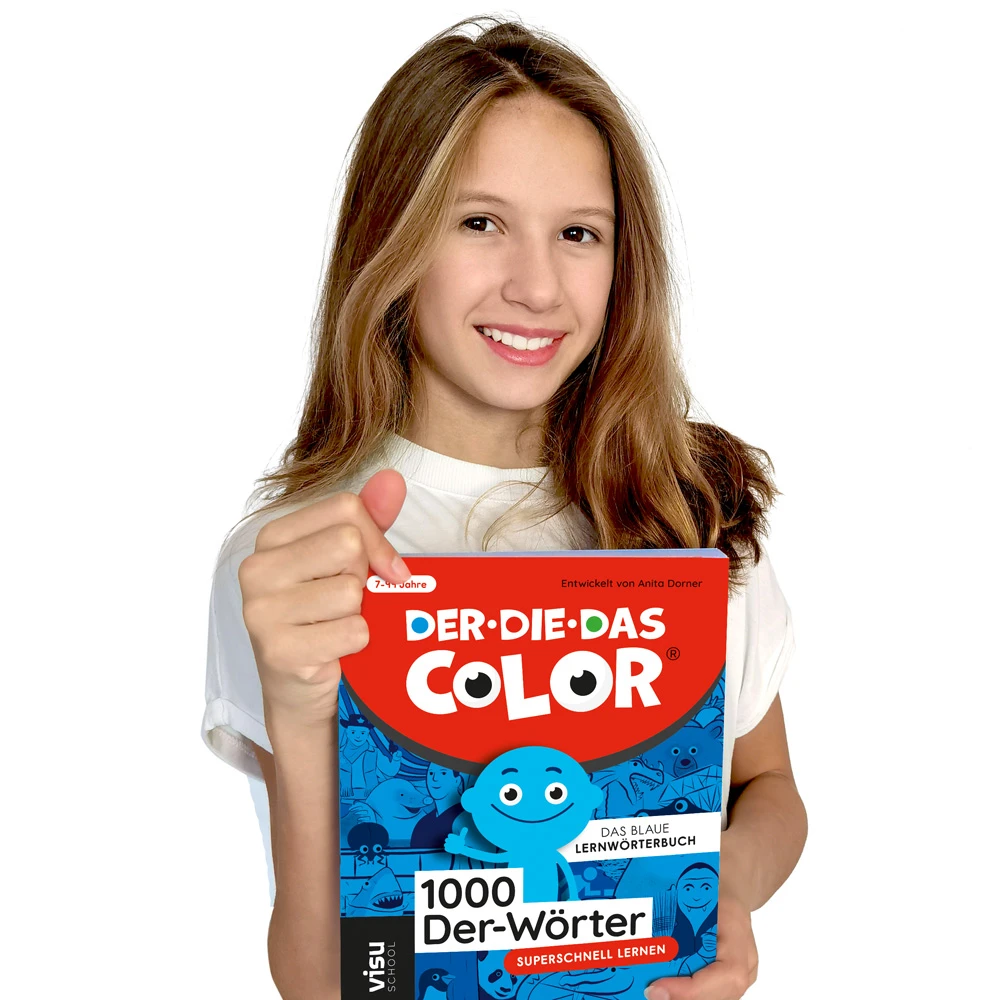 DER DIE DAS COLOR® Lerne die deutschen Artikel farbvisuell und superschnell!