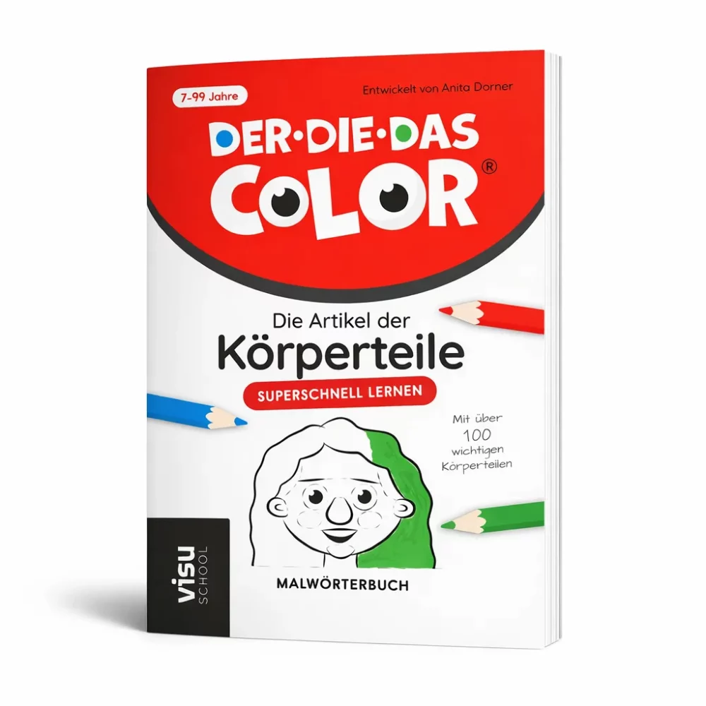 Die Artikel der Körperteile superschnell lernen | DER DIE DAS COLOR®
