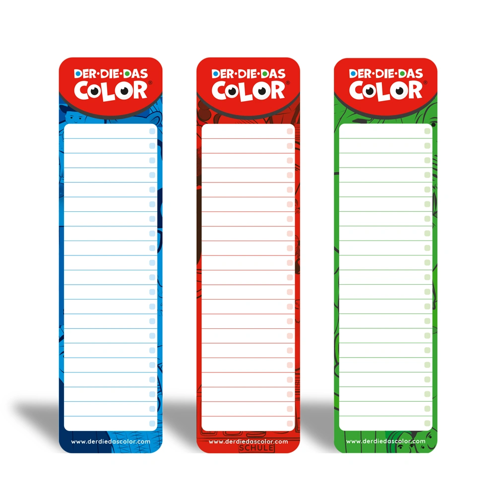 DER DIE DAS COLOR® Lerne die deutschen Artikel farbvisuell und superschnell!