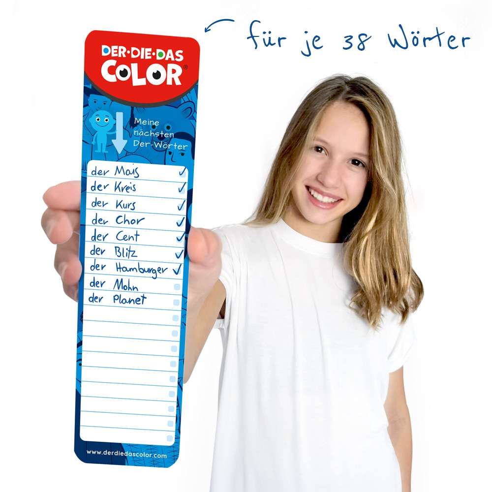 DER DIE DAS COLOR® Lerne die deutschen Artikel farbvisuell und superschnell!